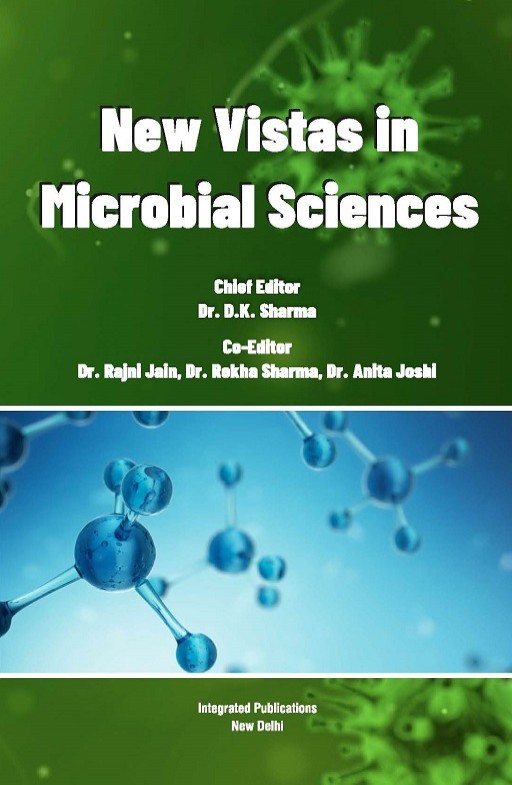 Coverpage of New Vistas in Microbial Sciences, microbial science edited book