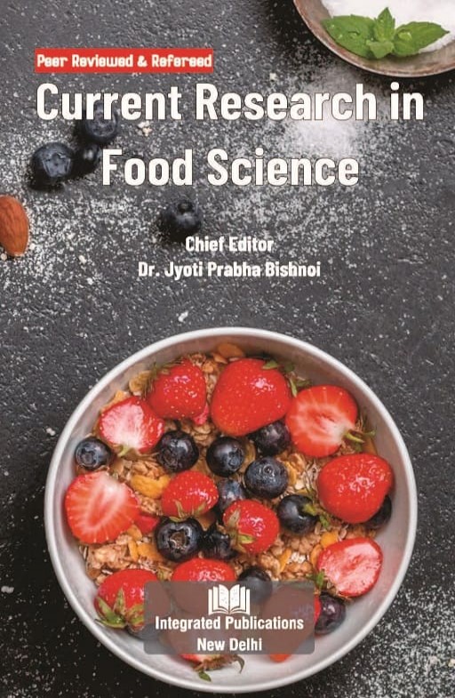 Coverpage of Current Research in Food Science, food science edited book